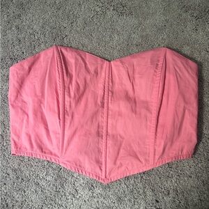 pink corset top